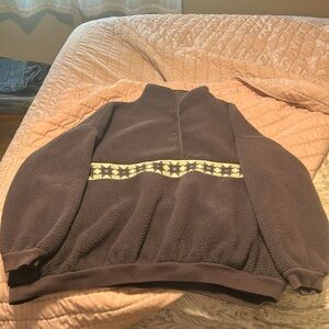 Madewell XL dark gray fleece